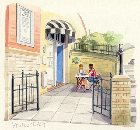 Illustration for proposed cafe